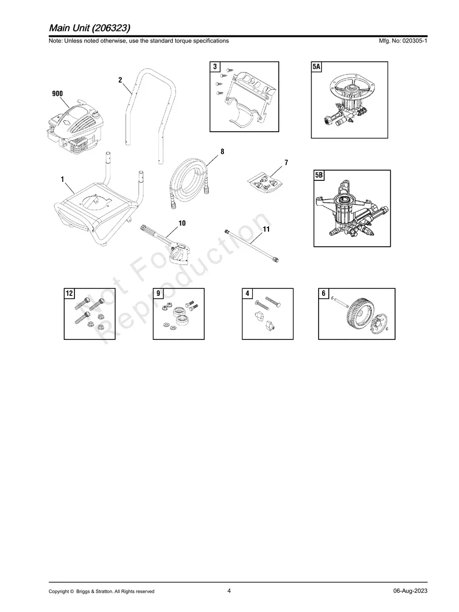BRIGGS AND STRATTON, 020305-1, IPL.4